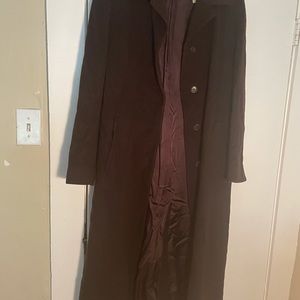 Perry Ellis Wool ankle length coat